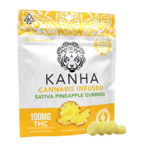 Kanha Pineapple Cannabis Gummies